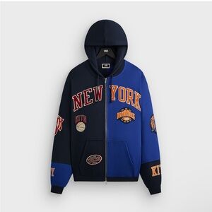 Kith For The New York Knicks Zip Up Sweater Size S